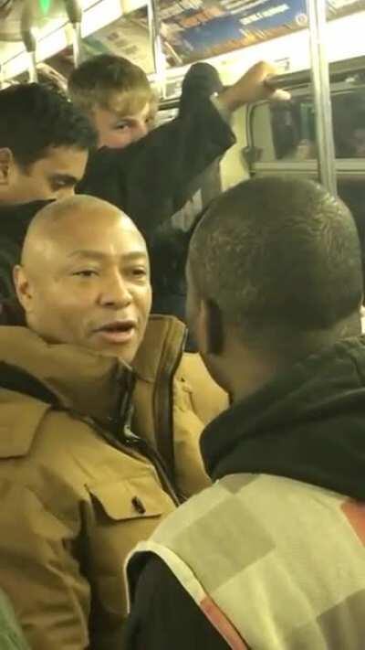 Staredown turns violent. Reddit moderator intervenes.