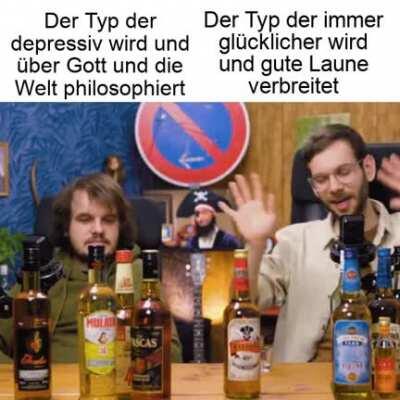 Die 2 Typen von Alkoholtrinkern, welcher seid ihr?