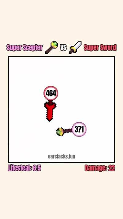 Super Scepter vs Super Sword