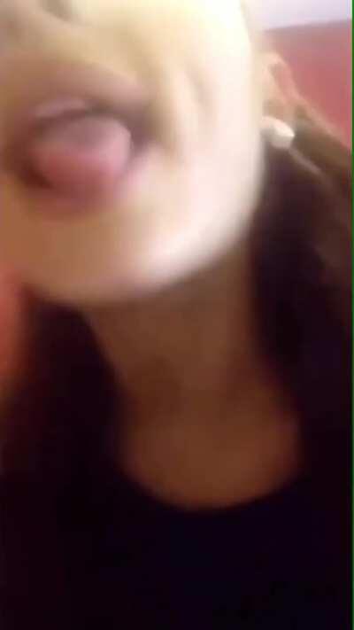 I like to think she enjoys sloppy kissing