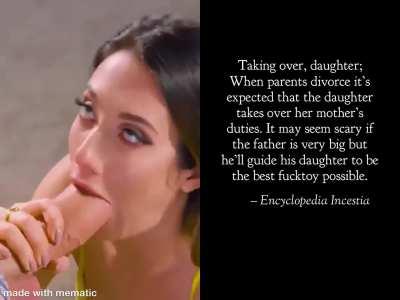 Encyclopedia Incestia - taking over; daughter 