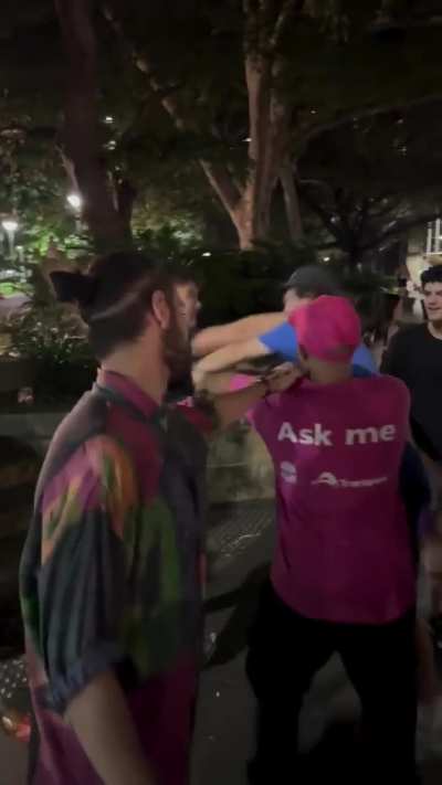 How not to act at Mardi gras.