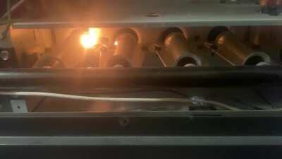 Goodman less than a year old only stays lit for 2 seconds.