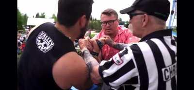 To Intimidate His Opponent