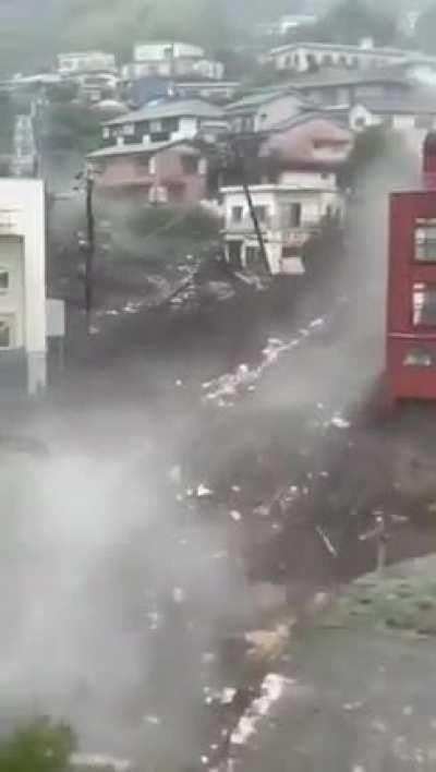 Mudslide in Shizuoka, Japan
