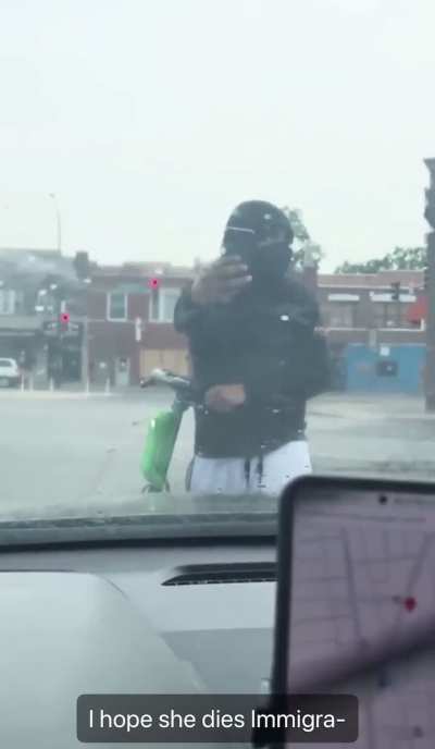 Mexican Man Pulls Up On ICE In Chicago