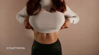 They always look biggest without a top...