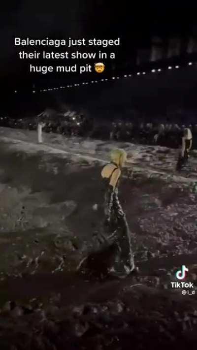 Balenciaga fashion show...so stylish