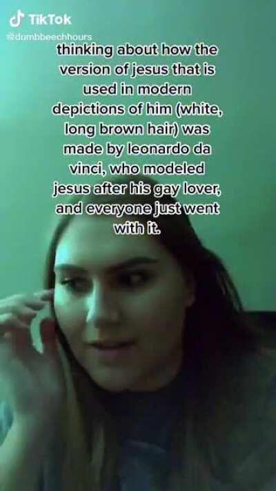 Leonardo da vinci is a simp