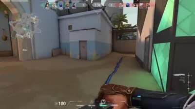 Cool shock dart clip, couldn't ace cuz I'm a potato