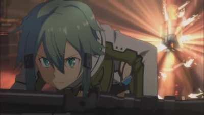 So this is Sinon? Yo she's amazing🔥!