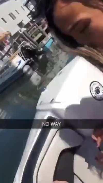 HMC while I drive my dad's boat