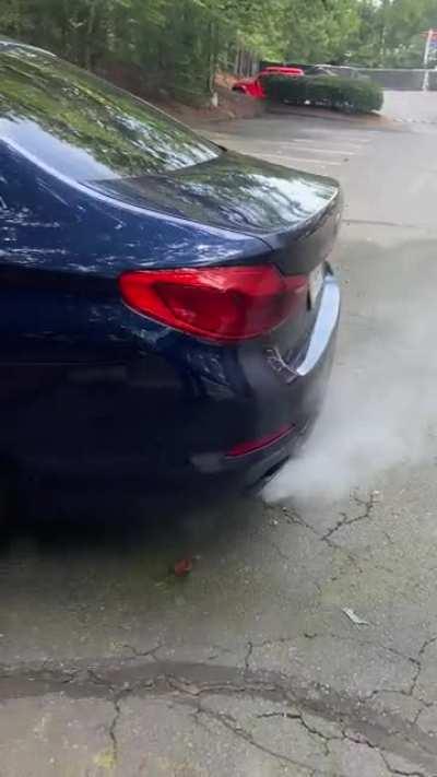 Was sitting in my car for an hour on a conference call and it went from fine to this like a flipped switch. No check engine lights. Putting it in gear made it stop.