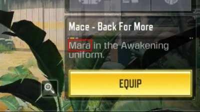 For those who love COD Mobile because of Mara !