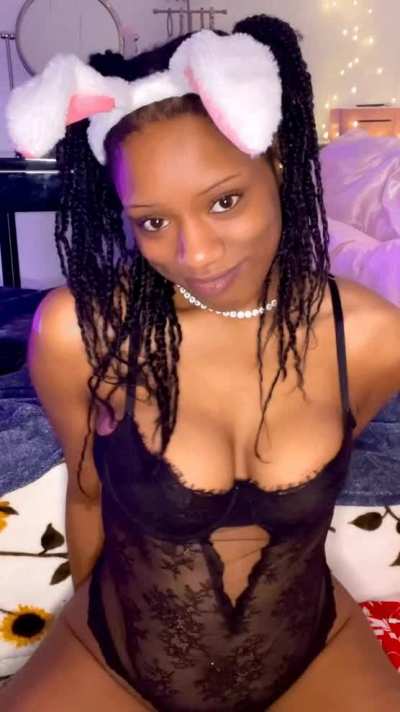 This little chocolate bunny knows how to take your soul 