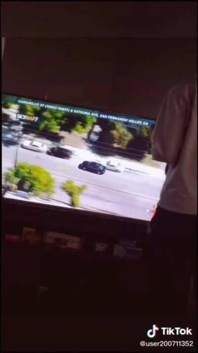 Man sees his stolen car on tv