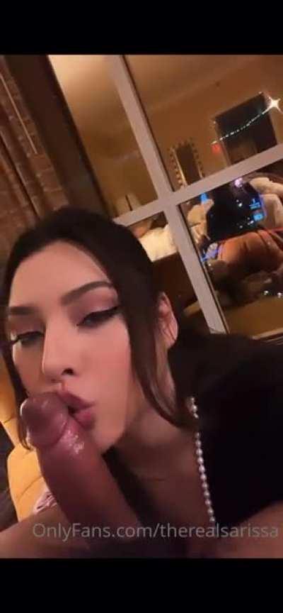 Sarissa bj with mirror view