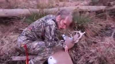 When you attack the lunatic cultist but accidentally hit one of the fakes.