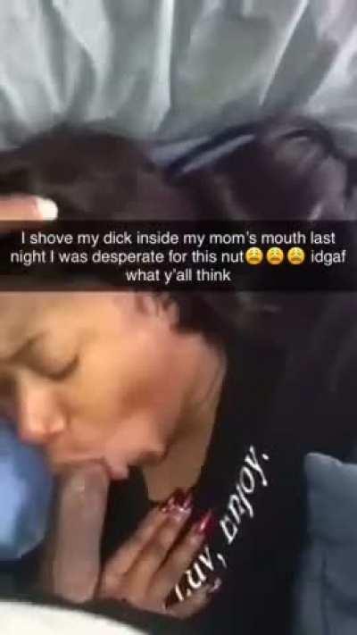 classic black incest snap i made