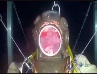 Mythbusters diver suit compressed at 300 ft