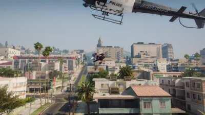 Having fun tormenting cops with this Homelander mod!