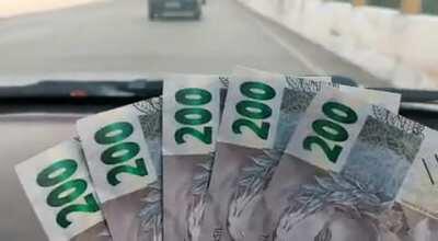 Brazil has issued a new bank bill worth 200 reais (a little under 40 dollars), featuring the mane wolf; someone was showing off and... Apparently, he won't have any money left...