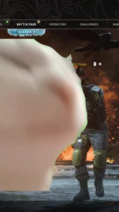 Me in the WZ menu...