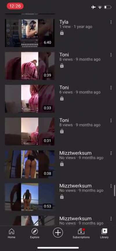 I have a lot more videos of her I could upload but that’s mad time consuming so idk when I’ll be able to do that