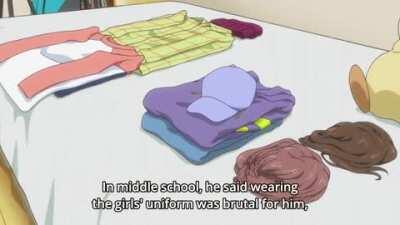 Last night i saw a post about an anime talking about gender issues, and the anime made me feel the most euphoria i've felt in a long time. The name is Stars Align (hoshiai no sora).