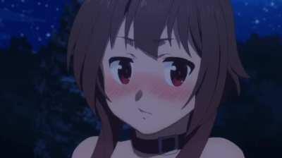 Megumin blushing