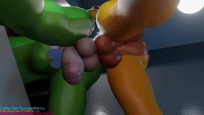 Totally Spies threesome (PixelatedPerry)