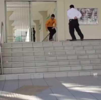 To Evade Security & Stick The Landing...