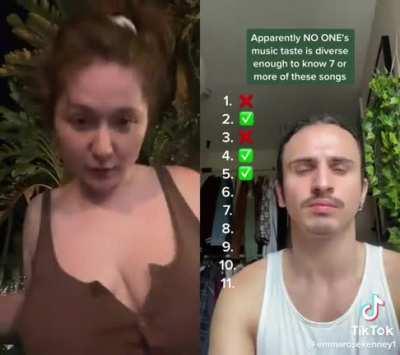 She loves showing off them tiddies