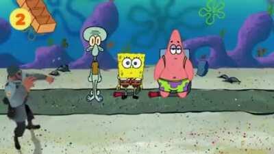 Tf2 Soldier Blows Up Squidwards House