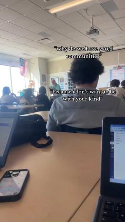 American teacher publicly tells Latina student the US has gated communities because “we don’t want to be with your kind.”