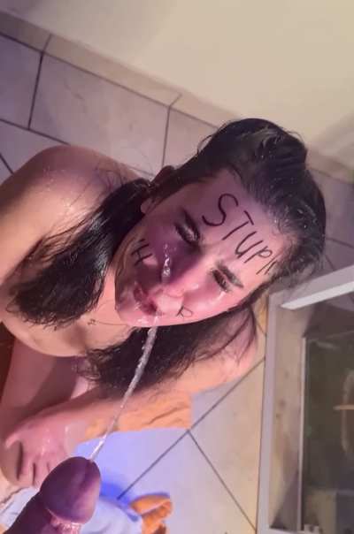 Stupid piss whore