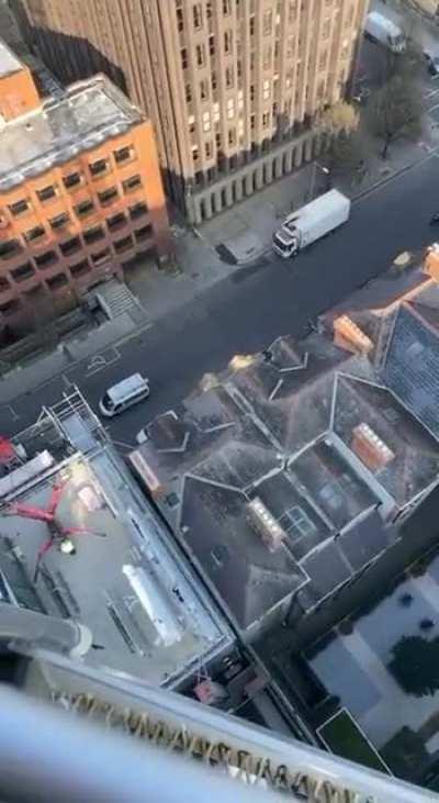 Feel sorry about that fella when he opens the sun roof window to let 