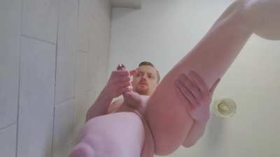 Standing over you and cumming