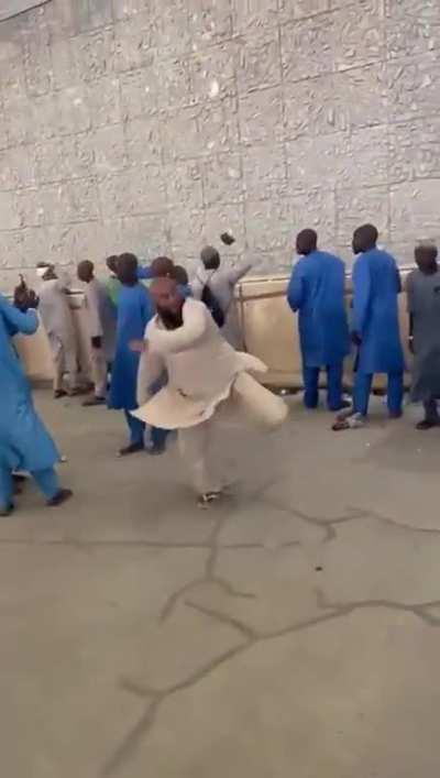 This guy must have the Devil in total terror.