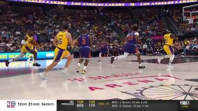 [Highlight] LeBron, entering year 20, with the tough finish!