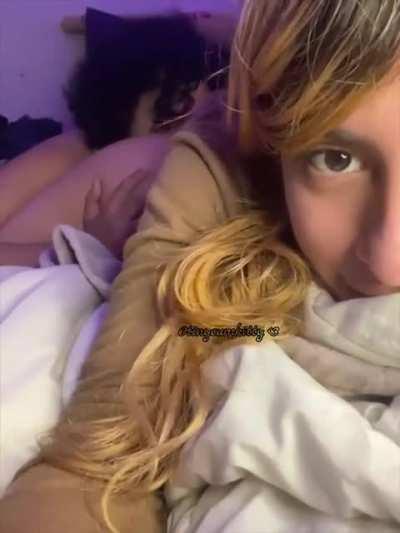 He won&rsquo;t stop licking my boy pussy 🫣👅📸