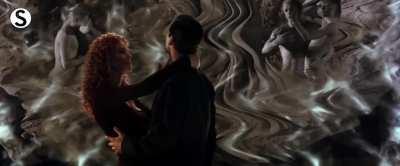 Keanu Reeves, Al Pacino and Connie Nielsen in The Devil's Advocate (1997)