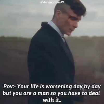 have to deal with it.