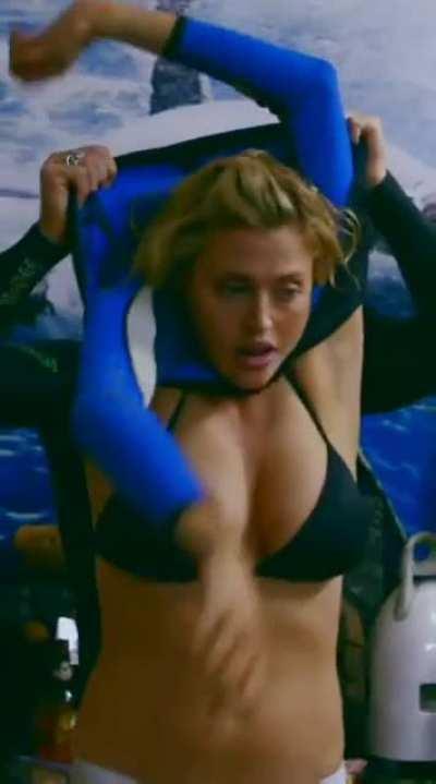 Busty Estella Warren in movie "Undateable John" (2019)