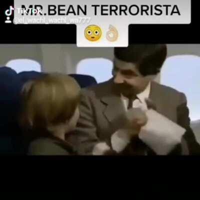 Mr bean terrorista 😡👊 funa0