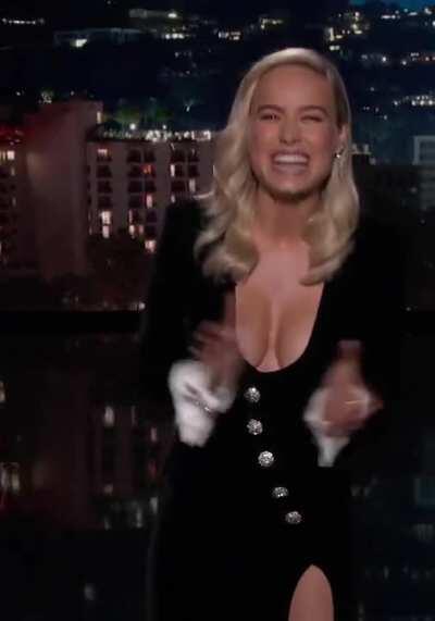 Brie Larson - Slow mo 60fps jiggle [gfy]
