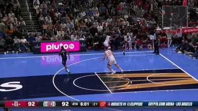 [Highlight] Zubac blocks Sengun, then dunks over him