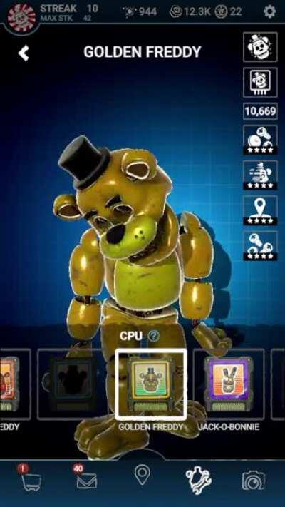 Golden Freddy be vibing