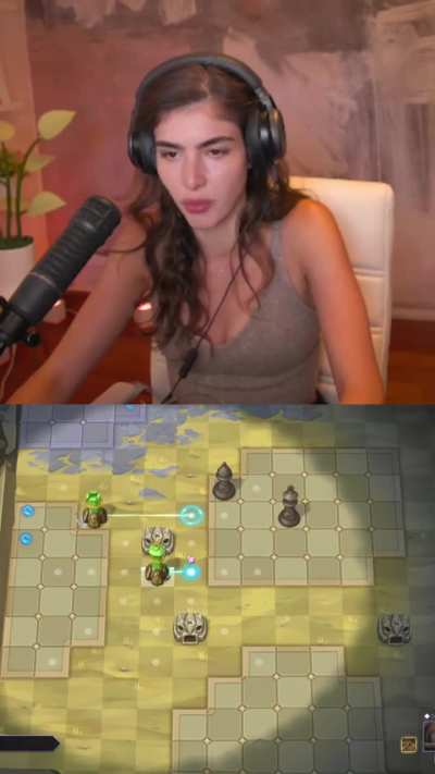 Alex gets smoked out by Andrea while playing a tournament