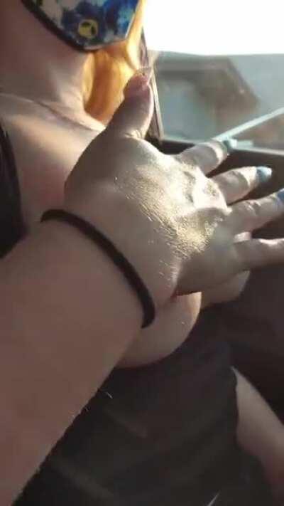 Forgot about my mask being on, but didn't forget to take the top off for this one 😉